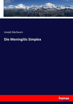 Die Meningitis Simplex - Bierbaum, Joseph