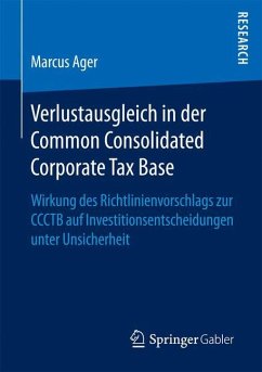 Verlustausgleich in der Common Consolidated Corporate Tax Base - Ager, Marcus