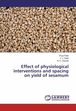 Effect of physiological interventions and spacing on yield of sesamum - Patel, Priya;Patel, V. J.;Chavda, N. K.
