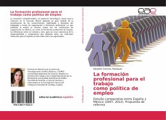 La formación profesional para el trabajo como política de empleo - Sánchez Rodríguez, Elizabeth