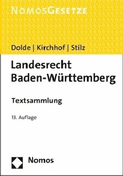 Landesrecht Baden-Württemberg - Fachbuch - bücher.de