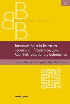 Introducción a la literatura sapiencial : proverbios, Job, Qohelet, sabiduría, eclesiástico - Cepeda Salazar, Antonino; Chávez Jiménez, Hugo Alberto; Nieto Rentería, Francisco