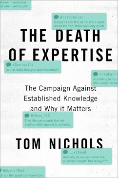 The Death of Expertise (eBook, ePUB) - Nichols, Tom