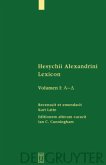 [A - Delta] / Hesychius Alexandrinus: Hesychii Alexandrini Lexicon Volumen I