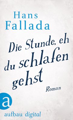 Die Stunde, eh' du schlafen gehst (eBook, ePUB) - Fallada, Hans