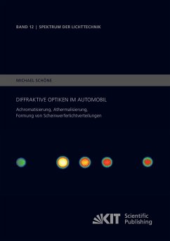 Diffraktive Optiken im Automobil - Achromatisierung, Athermalisierung, Formung von Scheinwerferlichtverteilungen - Schöne, Michael