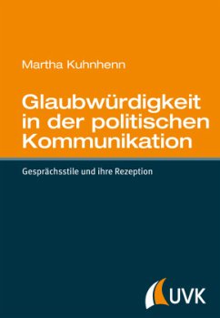 Cover Glaubwürdigkeit in der politischen Kommunikation