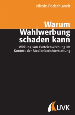 Warum Wahlwerbung schaden kann - Podschuweit, Nicole