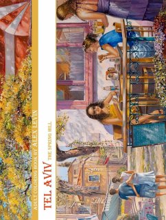 Cover Adult Coloring Book, Tel Aviv by Alex Levin