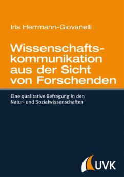Cover Wissenschaftskommunikation aus der Sicht von Forschenden