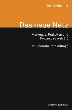 Das neue Netz. Merkmale, Praktiken und Folgen des Web 2.0 - Schmidt, Jan