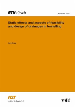 Static Effects and Aspects of Feasibility and Design of Drainages in Tunnelling (eBook, PDF) - Sara, Zingg