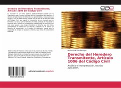 Derecho del Heredero Transmitente, Artículo 1006 del Código Civil - Pina Barrajon, Maria Nuria