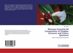 Rhizome Essential Oil Composition of Zingiber Cernuum and Costus Speciosus - Thambi, Mity