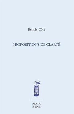 Cover Propositions de clarte (eBook, PDF)