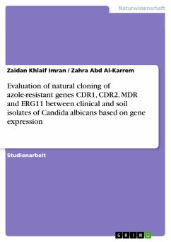 Evaluation of natural cloning of azole-resistant genes CDR1, CDR2, MDR and ERG11 between clinical and soil isolates of Candida albicans based on gene expression