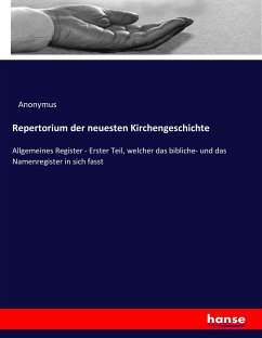 Repertorium der neuesten Kirchengeschichte - Anonym