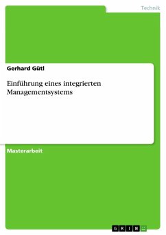 Einführung eines integrierten Managementsystems (eBook, ePUB) - Gütl, Gerhard