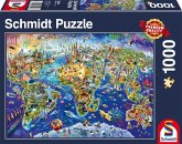 Schmidt 58288 - Entdecke unsere Welt, Puzzle, 1000 Teile Schmidt 58288 - Entdecke unsere Welt, Puzzle, 1000 Teile