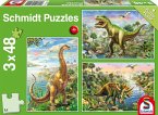 Abenteuer mit den Dinosauriern (Kinderpuzzle)