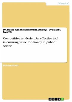 Competitive tendering. An effective tool in ensuring value for money in public sector (eBook, ePUB)