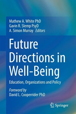 Future Directions in Well-Being