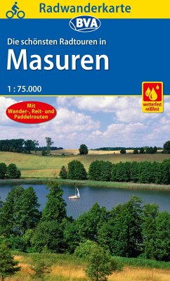 BVA Radwanderkarte Die schönsten Radtouren in Masuren 1:75.000