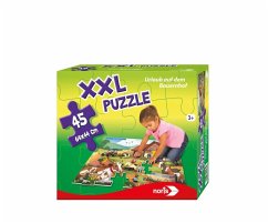 Noris 606031565 - XXL Puzzle Urlaub auf dem Bauernhof