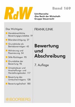 Bewertung und Abschreibung (eBook, PDF) - Frank, Manfred; Link, Günter