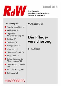 Die Pflegeversicherung (eBook, ePUB) - Marburger, Horst