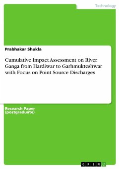 Cumulative Impact Assessment on River Ganga from Hardiwar to Garhmukteshwar with Focus on Point Source Discharges (eBook, ePUB)