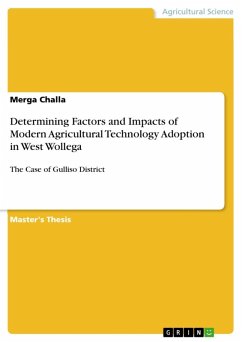 Determining Factors and Impacts of Modern Agricultural Technology Adoption in West Wollega (eBook, ePUB) - Challa, Merga
