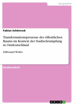 Transformationsprozesse des öffentlichen Raums im Kontext der Stadtschrumpfung in Ostdeutschland (eBook, ePUB)