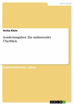 Sonderausgaben. Ein umfassender Überblick (eBook, ePUB) - Klein, Anita