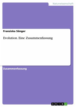 Evolution. Eine Zusammenfassung (eBook, PDF) - Sänger, Franziska