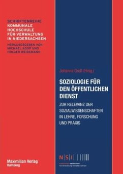 Soziologie für den öffentlichen Dienst - Groß, Johanna