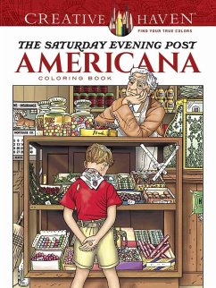 Creative Haven the Saturday Evening Post Americana Coloring Book - Noble, Marty