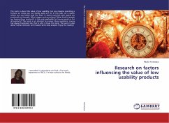 Research on factors influencing the value of low usability products - Tonneaux, Munia