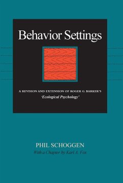 Behavior Settings - Schoggen, Phil