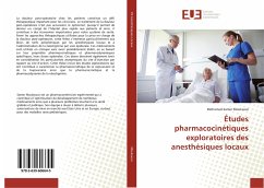 Études pharmacocinétiques exploratoires des anesthésiques locaux - Mouksassi, Mohamad-Samer