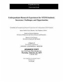 Undergraduate Research Experiences for Stem Students