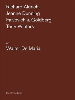 Artists on Walter de Maria