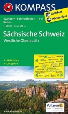 KOMPASS Wanderkarte Sächsische Schweiz - Westliche Oberlausitz