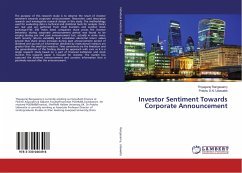 Investor Sentiment Towards Corporate Announcement