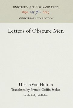 Letters of Obscure Men - Hutten, Ulrich von