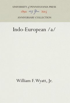 Indo-European /A - Wyatt, Jr., William F.