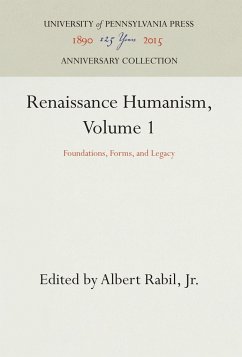 Renaissance Humanism, Volume 1