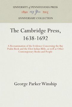 The Cambridge Press, 1638-1692 - Winship, George Parker