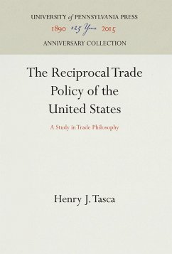Cover The Reciprocal Trade Policy of the United States