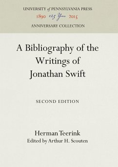 A Bibliography of the Writings of Jonathan Swift - Teerink, Herman